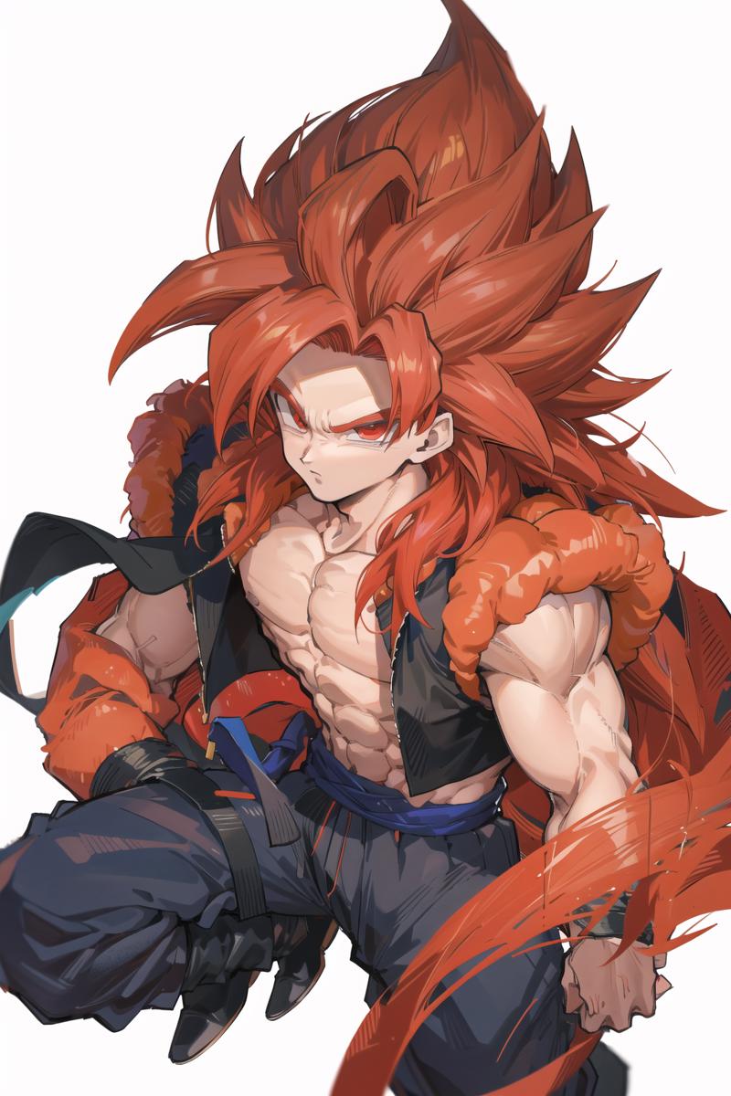 09782-8105807-gogeta，1boy，solo，red fur,body fur,  long_hair，looking_at_viewer，simple_background，white_background，muscular，muscular_male，red ha.png